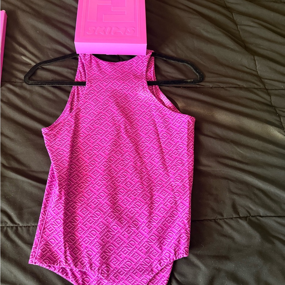 FENDI/Skims collab. High neck bodysuit.